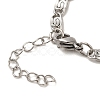 304 Stainless Steel Lumachina Chain Bracelets BJEW-C079-01B-P-3