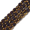 Electroplate Glass Beads Strands EGLA-P061-02A-05-1