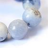 Natural Sodalite Round Bead Strands G-E334-6mm-08-4