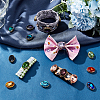 AHADEMAKER 36Pcs 18 Colors Sew on Rhinestone RGLA-GA0001-03-6