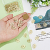 50Pcs Baking Paint Alloy Pendants ENAM-DC0001-78-3