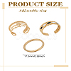 Stainless Steel Finger Rings Sets RJEW-LP0002-52-2