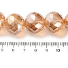 Transparent Electroplate Glass Beads Strands EGLA-N002-34H-F01-4