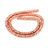 Electroplated Non-magnetic Synthetic Hematite Beads Strands G-F682-09-RG-2