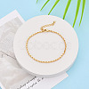 Brass Cable Chain Bracelets for Women BJEW-N032-08C-G-1