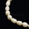 Natural Cultured Freshwater Pearl Beads Strands X-PEAR-L001-E-20-2