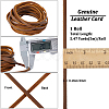 Flat Cowhide Leather Jewelry Cord LC-GF0001-10B-01-2