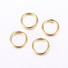 304 Stainless Steel Open Jump Rings X-STAS-O098-01G-14-1