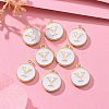 Golden Plated Alloy Charms ENAM-S118-01Y-5