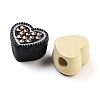Opaque Resin European Beads RESI-M038-01-2