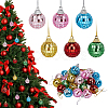 30Pcs 6 Colors Glass & Foam Disco Ball Pendant Decorations HJEW-ME0001-13-1
