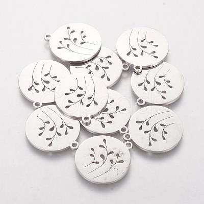 Tarnish Resistant 201 Stainless Steel Pendants STAS-Q201-T474-1