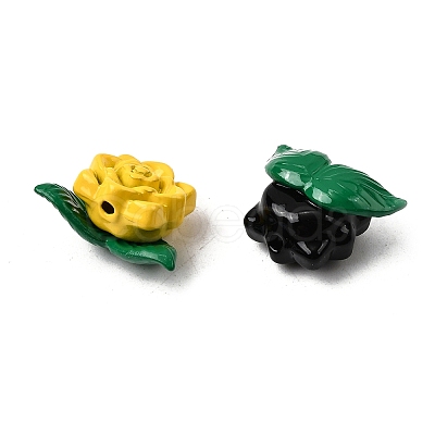 Baking Paint Alloy Enamel Beads FIND-G092-04-1
