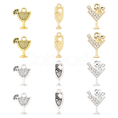 30Pcs Tibetan Style Alloy Pendants FIND-FS0003-83-1
