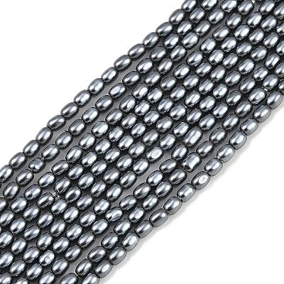 Electroplated Shell Pearl Beads Strands BSHE-H113-06A-05-1