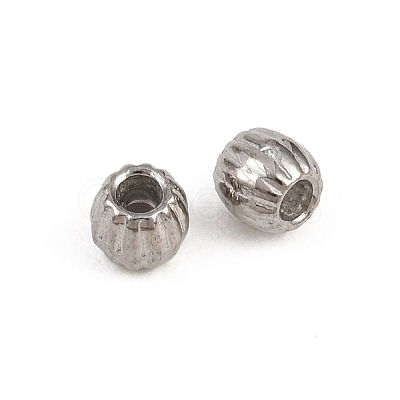 304 Stainless Steel Beads STAS-D394-02E-P-1