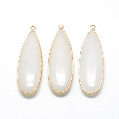 Natural White Jade Big Pendants X-G-Q502-04-1