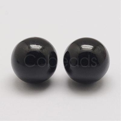 Brass Chime Ball Beads Fit Cage Pendants KK-G298-16mm-07-1