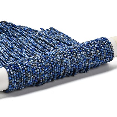 Natural Lapis Lazuli Beads Strands G-RM2025526-A01-3mm-1