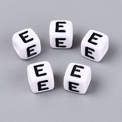 Opaque Acrylic Beads SACR-N020-04A-E-1