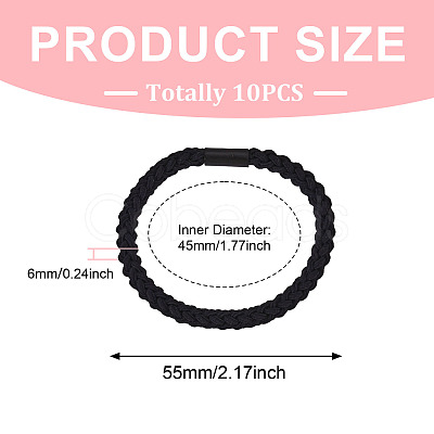 Polyester Hair Accessories OHAR-TADJ0099-01-1
