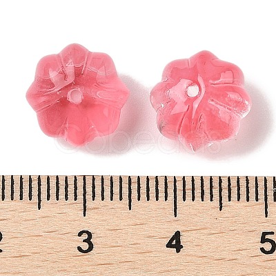 Transparent Spray Paint Glass Beads GLAA-Z011-10E-1