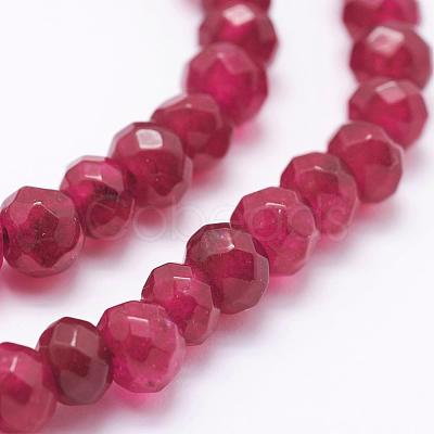 Natural Malaysia Jade Beads Strands G-G719-A-8mm-1