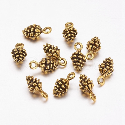 Tibetan Style Alloy Pendants TIBEP-ZA10-0909Y-AG-LF-1