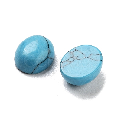 Synthetic Turquoise Cabochons G-G145-01A-27-1