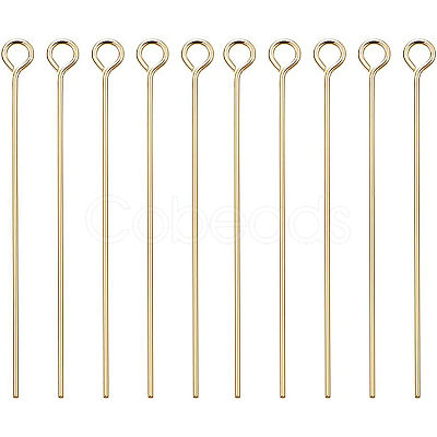 Brass Eye Pin KK-BC0003-98-0.7x45-1