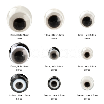 9 Style Resin Beads RESI-LS0001-19D-1