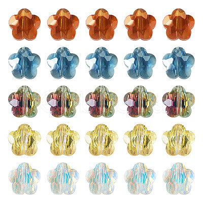 20Pcs Transparent Glass Beads GLAA-TADJ0001-08-1