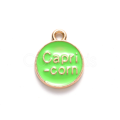 Alloy Enamel Pendants ENAM-S124-01A-06E-1