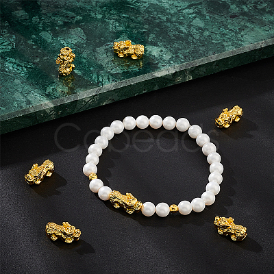 18Pcs Alloy Beads PALLOY-BC0001-16B-1