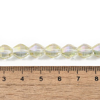 Electroplate Glass Beads Strands EGLA-L045-H-HR01-1