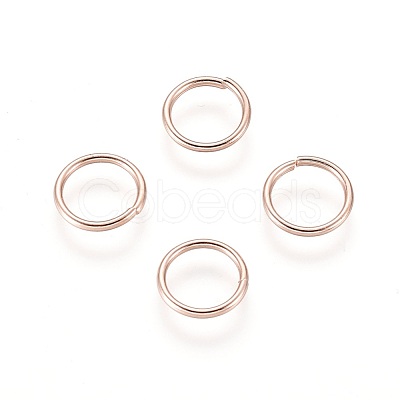 304 Stainless Steel Open Jump Rings STAS-O098-01RG-19-1