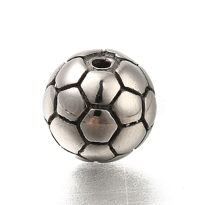 304 Stainless Steel Beads STAS-M100-15AS-1