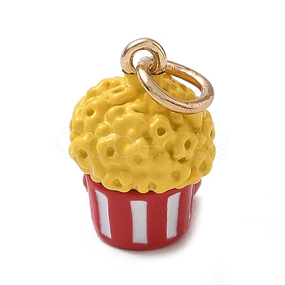Alloy with Enamel Pendants AL-CBAE186-01G-04-1