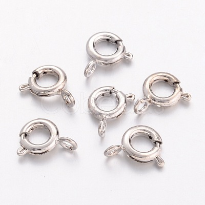 Brass Spring Ring Clasps EC095-NF-1