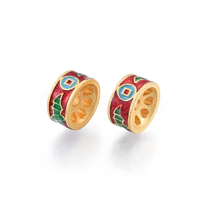 Alloy Enamel Beads PALLOY-P285-01A-02-1