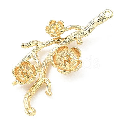 Brass Links Connector Charms KK-G601-06G-01-1