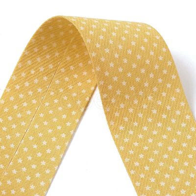 5M Cotton Linen Strar Printed Ribon LS-OCOR-K008-01C-01-1