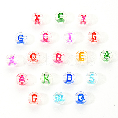 Transparent Clear Acrylic Beads MACR-YW0001-23E-1