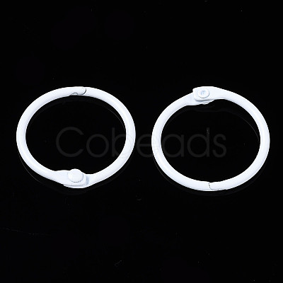 Spray Painted Iron Split Key Rings IFIN-T017-01M-1