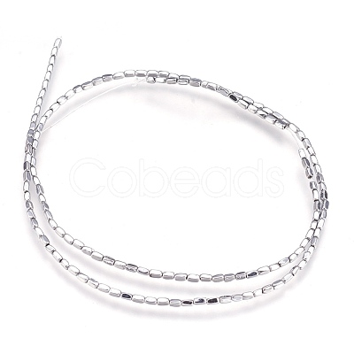 Electroplate Non-magnetic Synthetic Hematite Beads Strands G-I208-21-B-1