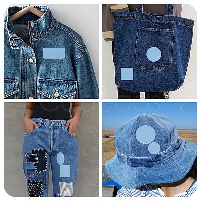 5 Sheets Denim Self-adhesive Patches PATC-TA0001-61A-1