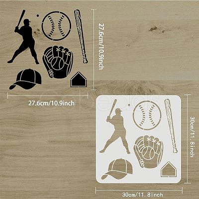 Plastic Reusable Drawing Painting Stencils Templates DIY-WH0172-926-1