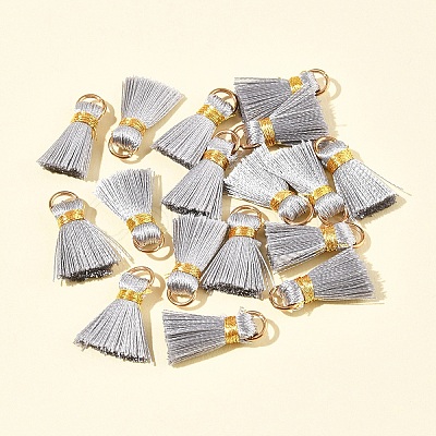 20Pcs Handmade Polycotton(Polyester Cotton) Tassel Decorations FIND-FS0003-27L-1