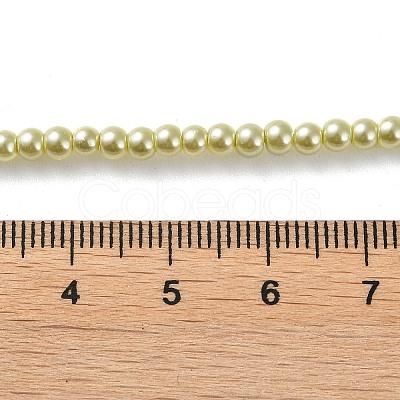 Glass Pearl Beads Strands HY-3D-B04-1