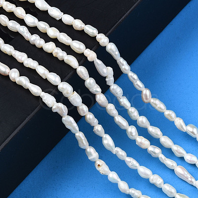 Natural Cultured Freshwater Pearl Beads Strands PEAR-N012-02F-1